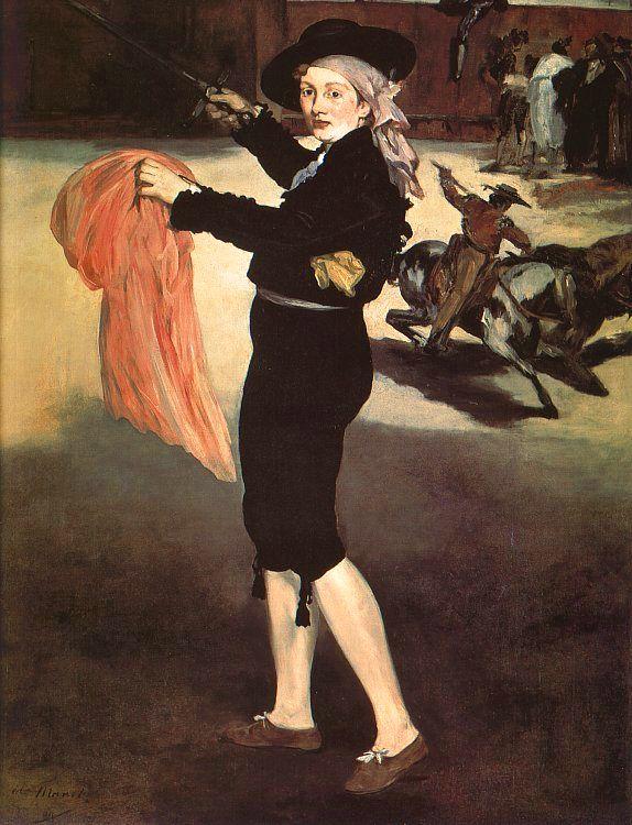 Edouard Manet Mlle Victorine in the Costume of an Espada oil painting picture